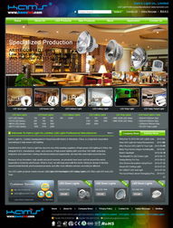 金曼斯光電（Kamsled）官方網站設計 以光為媒，照亮品牌未來